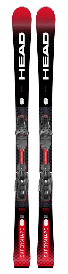 HEAD Supershape e-Rally + PRD 12 GW Carving Ski black-red