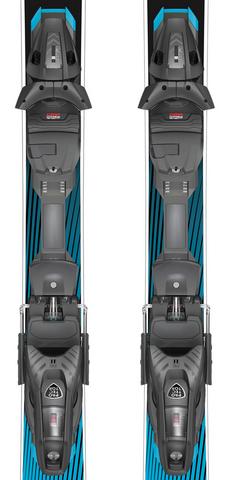 Rückansicht von HEAD Worldcup Rebels e.GSR + PR 11 GW Carving Ski black-blue