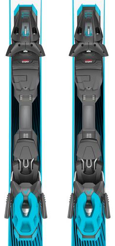 Rückansicht von HEAD WC Rebels e.XSR SW + PR 11 GW Carving Ski white-blue