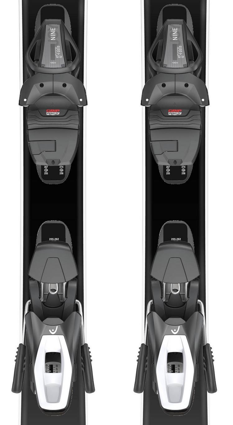 HEAD HEAD e.real Joy + Joy 9 GW Carving Ski Damen - grey - 0 | SportScheck