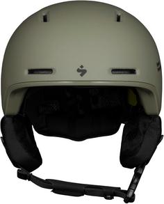 Rückansicht von Sweet Protection Looper Mips Skihelm woodland