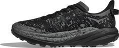 Rückansicht von HOKA Speedgoat 6 GTX Trailrunning Schuhe Herren black-outer orbit