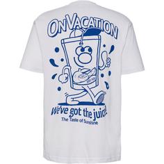 Rückansicht von ON VACATION Refresh T-Shirt white