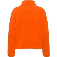 Rückansicht von OCK Fleecejacke Damen orange pepper