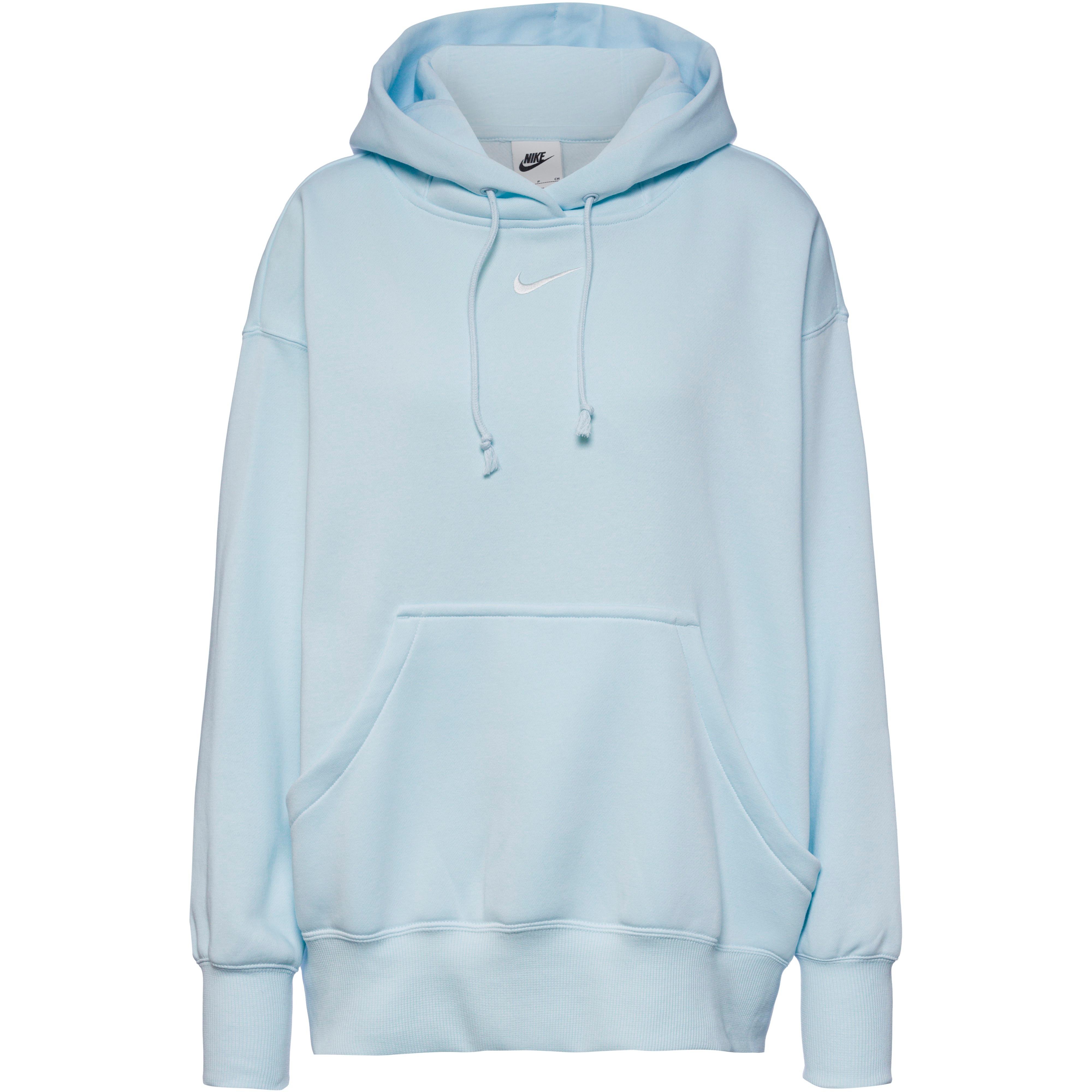 Glacier Blue Nike Hoodie Hellblau Damen Oversized Hoodie Hellblau
