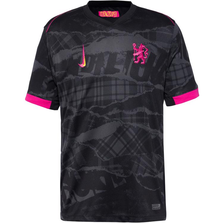 Nike Nike FC Chelsea 24-25 3rd Teamtrikot Herren - anthracite-black-opti yellow-pink prime - 0 | SportScheck