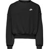Nike NSW CLUB FLEECE Sweatshirt M&auml;dchen - black-white