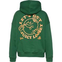 Rückansicht von ON VACATION Juicy Loosey Hoodie green