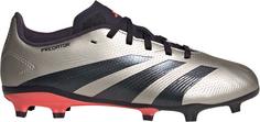 adidas PREDATOR LEAGUE FG J Fußballschuhe Kinder platin met.-aurora black-turbo