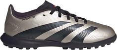 adidas PREDATOR LEAGUE TF J Fußballschuhe Kinder platin met.-aurora black-turbo