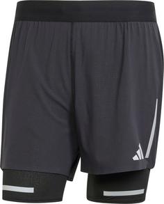 adidas ULT HIVIS 2n1 Funktionsshorts Herren black