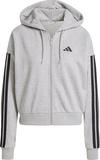 adidas M 3S FT FZ Kapuzenjacke Damen - medium grey