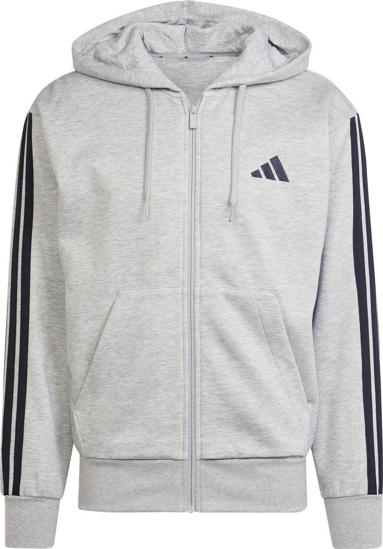 adidas adidas M 3S FL Kapuzenjacke Herren - medium grey heather-black - 0 | SportScheck