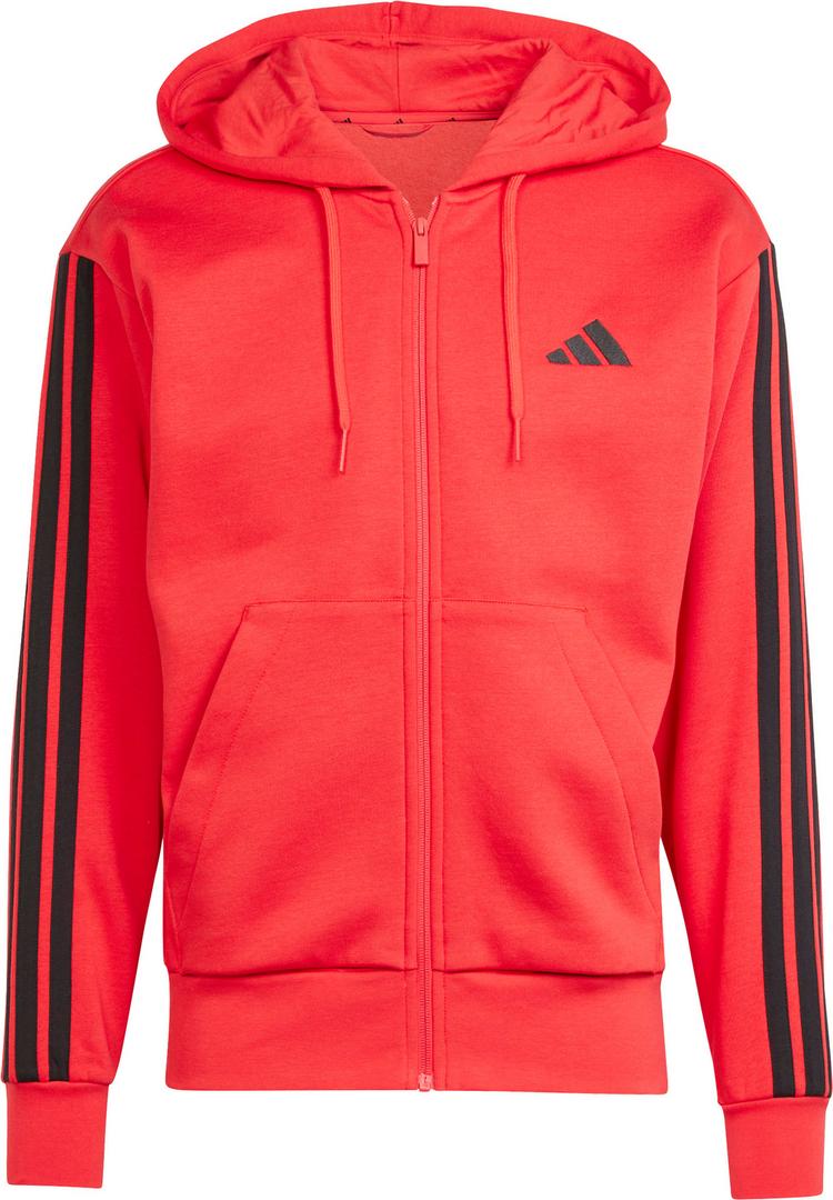 adidas adidas M 3S FL Kapuzenjacke Herren - pure ruby-black - 0 | SportScheck