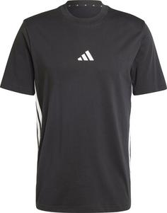 adidas M 3S SJ Funktionsshirt Herren black-white