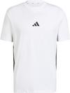 adidas 3S SJ Funktionsshirt Herren - white-black