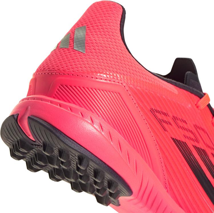 adidas adidas F50 LEAGUE TF Fu&szlig;ballschuhe Herren - turbo-aurora black-platin met. - 5 | SportScheck