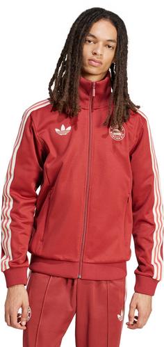 Rückansicht von adidas FC Bayern München Trainingsjacke Herren mystery red