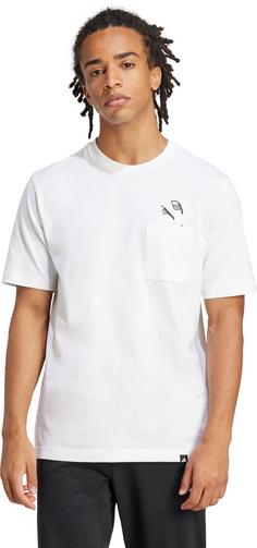 Rückansicht von adidas Slide T-Shirt Herren white