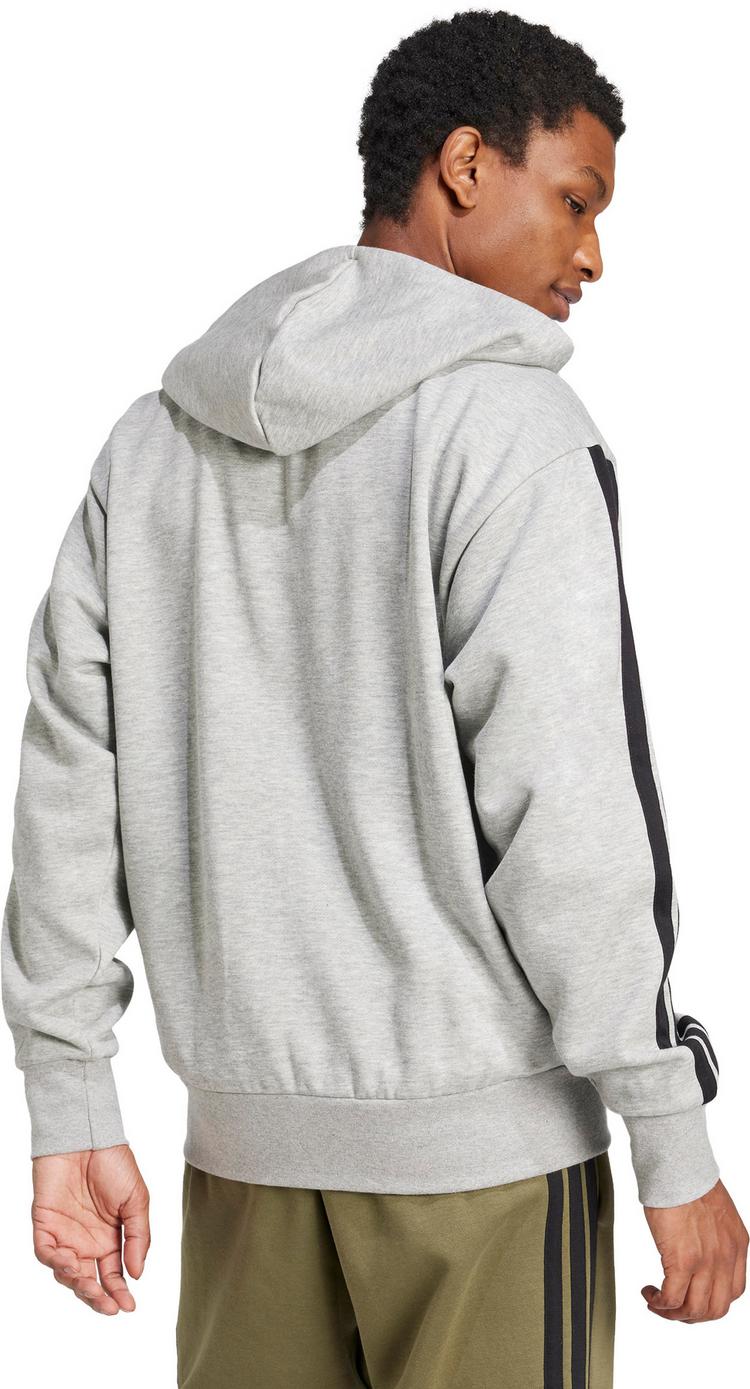 adidas adidas M 3S FL Kapuzenjacke Herren - medium grey heather-black - 1 | SportScheck