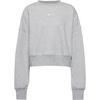 Nike Phoenix Sweatshirt Damen - dk grey heather-sail