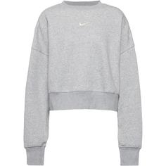 Nike Phoenix Sweatshirt Damen dk grey heather-sail