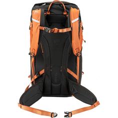 Rückansicht von McKinley EDDA VT 38 VARIO Wanderrucksack red rust-black night