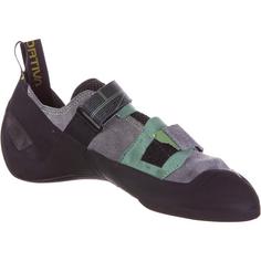 Rückansicht von La Sportiva Aragon Kletterschuhe Herren clay-jasmine green