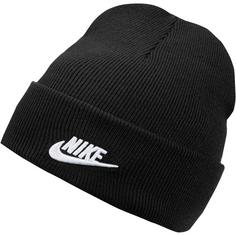 Nike Peak Beanie Kinder black-white