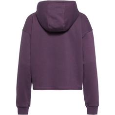 Rückansicht von unifit Hoodie Damen plum perfect