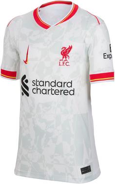 Nike FC Liverpool 24-25 3rd Fußballtrikot Kinder white-pure platinum-black-global red