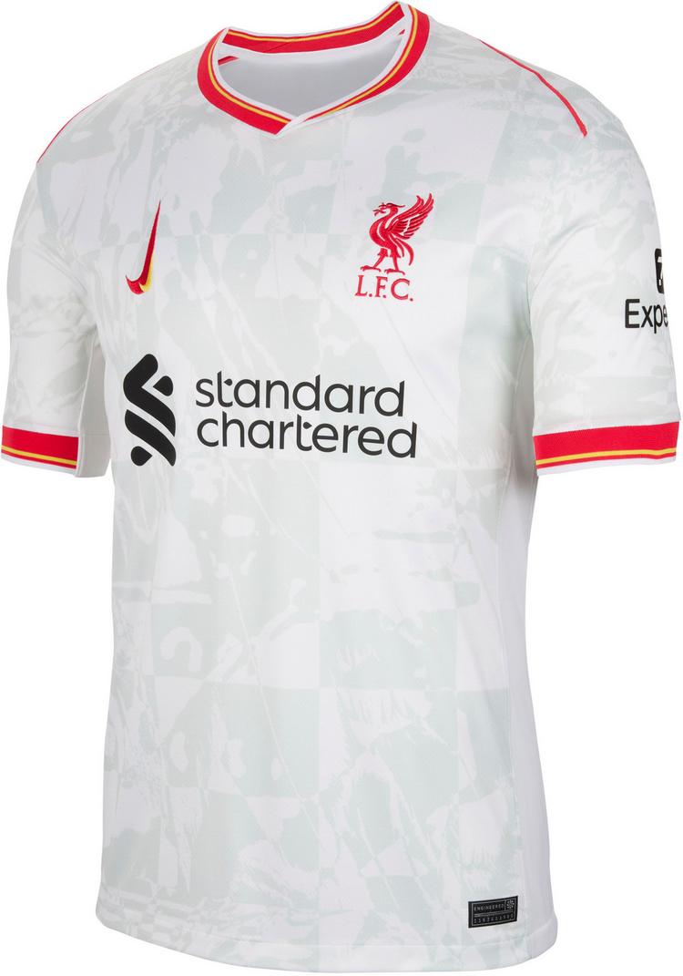Nike Nike FC Liverpool 24-25 3rd Teamtrikot Herren - white-pure platinum-black-global red - 0 | SportScheck