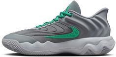 Rückansicht von Nike GIANNIS IMMORTALITY 4 Basketballschuhe Herren SMOKE GREY-STADIUM GREEN-WOLF GREY