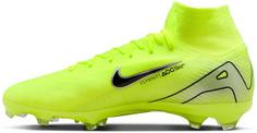 Rückansicht von Nike ZM SUPERFLY 10 PRO FG Fußballschuhe Herren volt-black