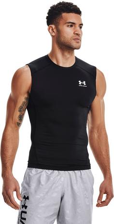 Rückansicht von Under Armour Heatgear Funktionstank Herren black