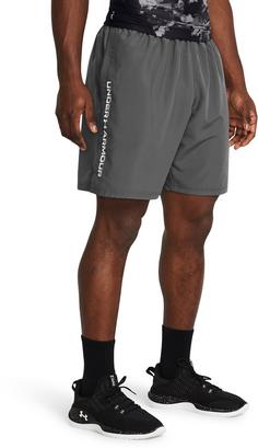 Rückansicht von Under Armour Tech Wordmark Funktionsshorts Herren castlerock