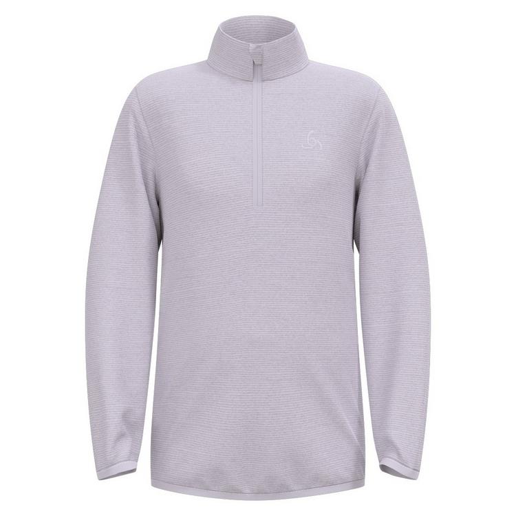Odlo Odlo ROY HALFZIP Layerlangarmshirt Kinder - misty lilac-gray ridge - 0 | SportScheck