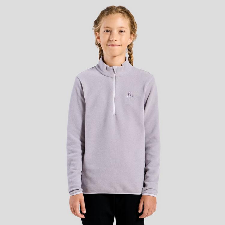 Odlo Odlo ROY HALFZIP Layerlangarmshirt Kinder - misty lilac-gray ridge - 0 | SportScheck