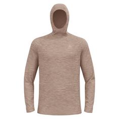 Odlo ESSENTIAL THERMAL Laufhoodie Herren cinder melange