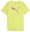 PUMA TAD ESSENTIALS CAT LOGO Funktionsshirt M&auml;dchen - lemon sherbert
