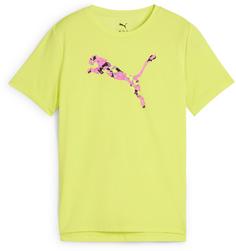 PUMA TAD ESSENTIALS CAT LOGO Funktionsshirt Kinder lemon sherbert