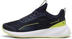 PUMA Flyer Lite 3 Jr Laufschuhe Kinder new navy-lemon sherbert-puma white