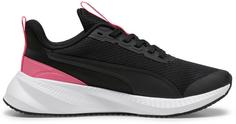 Rückansicht von PUMA Flyer Lite 3 Jr Laufschuhe Kinder puma black-magic rose-puma white