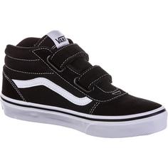 Rückansicht von Vans YT Ward Mid V Sneaker Kinder suede-canvas black-white