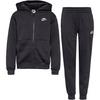 Nike NSW CLUB FLEECE Trainingsanzug Kinder - black-white