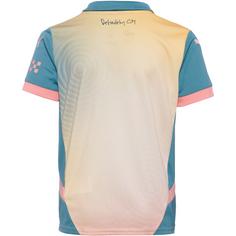 Rückansicht von PUMA Manchester City 24-25 4th Fußballtrikot Kinder rosebay-bold blue