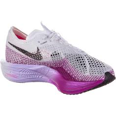 Rückansicht von Nike ZOOMX VAPORFLY NEXT% 3 Laufschuhe Damen white-black-vivid purple-purple agate