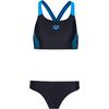 Arena OPENINGS Bikini Set Damen - black-turquoise