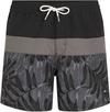 O'NEILL CALI BLOCK Badehose Herren - black dipped leaves