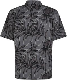 O'NEILL Print Kurzarmhemd Herren black dipped leaves
